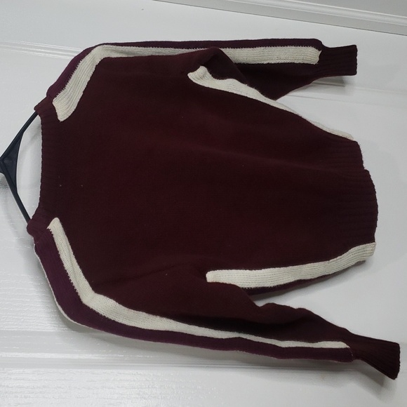 Dehen Elba Vintage 1970s Sweater Crimson Size Medium - Picture 5 of 5